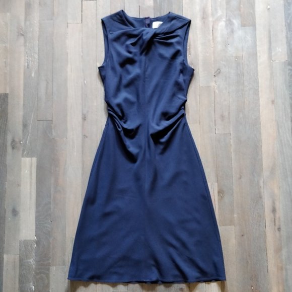 NWT MM Lafleur Eleanor Dress Midnight Blue Work Wear Size 2 - Picture 3 of 8
